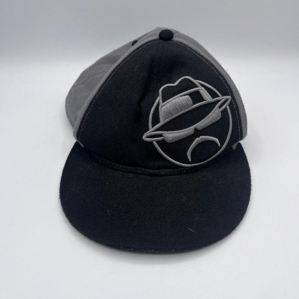 Lowrider Snapback Hat Black‎ Gray Embroidered Logo Adjustable Cap Streetwear